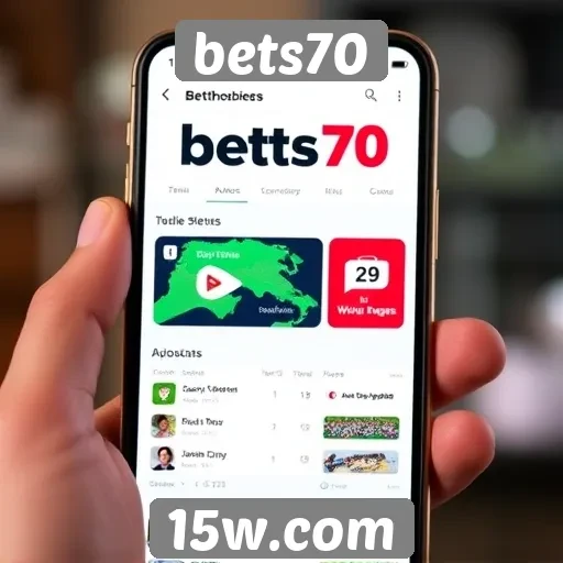 Experiência do usuário no bets70 em dispositivos móveis